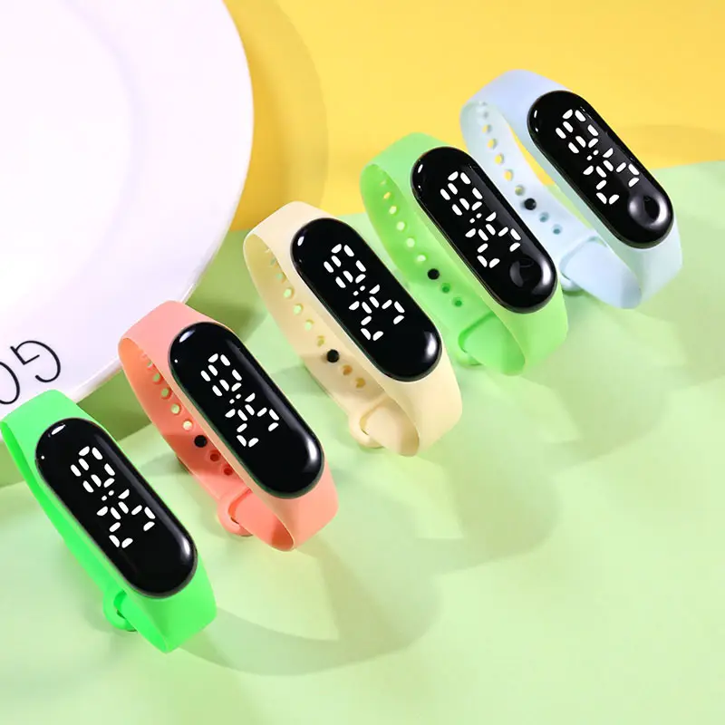 Yellow Touchless Digital Watch for Women Men — feature 7