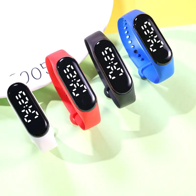 Yellow Touchless Digital Watch for Women Men — feature 8