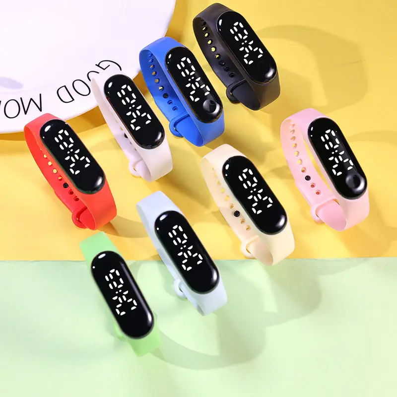 Yellow Touchless Digital Watch for Women Men — feature 9