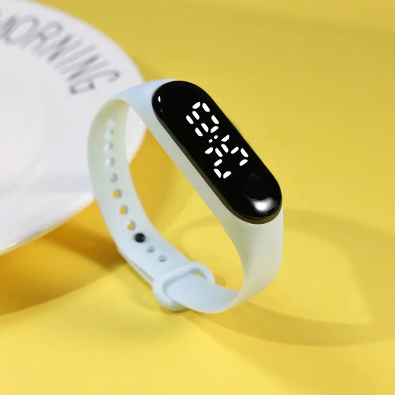 Yellow Touchless Digital Watch for Women Men - Image 14