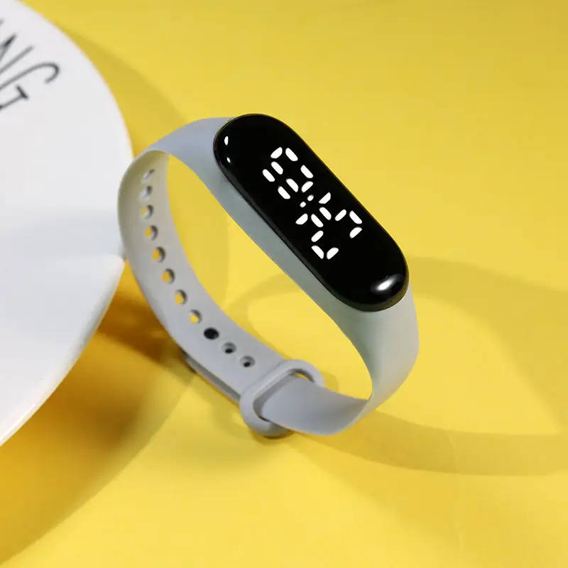 Yellow Touchless Digital Watch for Women Men - Image 16