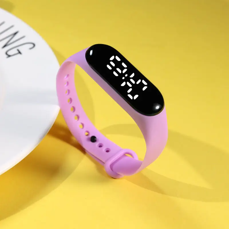 Yellow Touchless Digital Watch for Women Men - Image 17