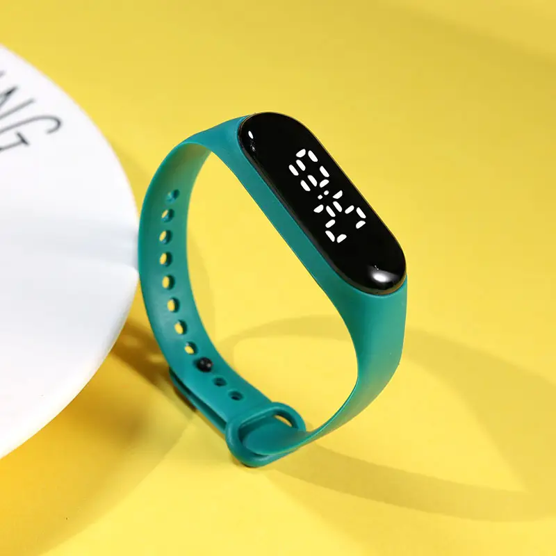 Yellow Touchless Digital Watch for Women Men - Image 18