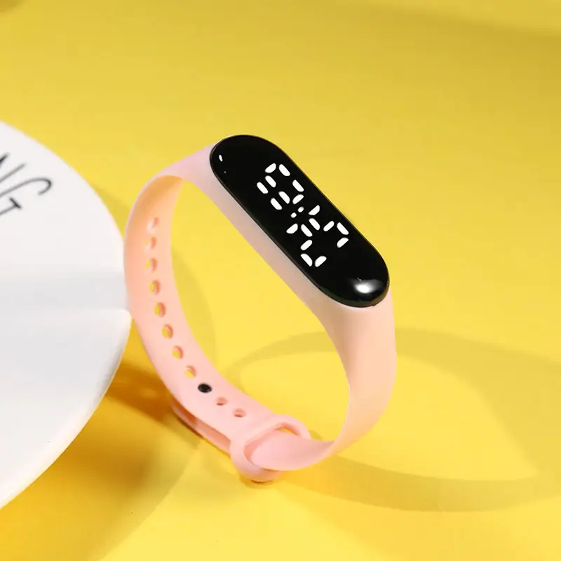 Yellow Touchless Digital Watch for Women Men - Image 19