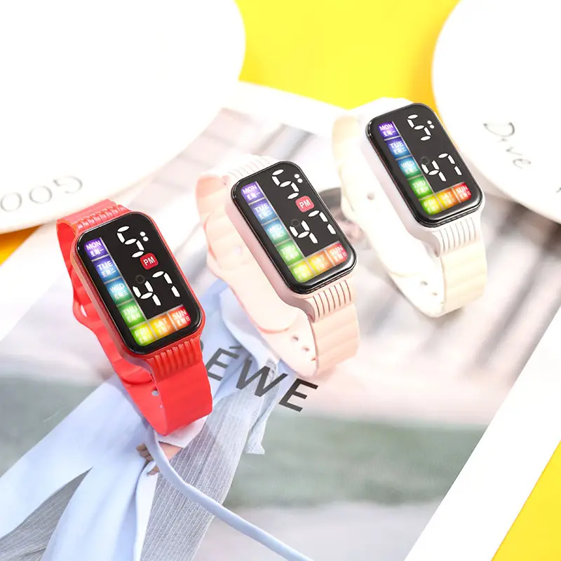 Green Digital Touch Screen Watch for Men Women