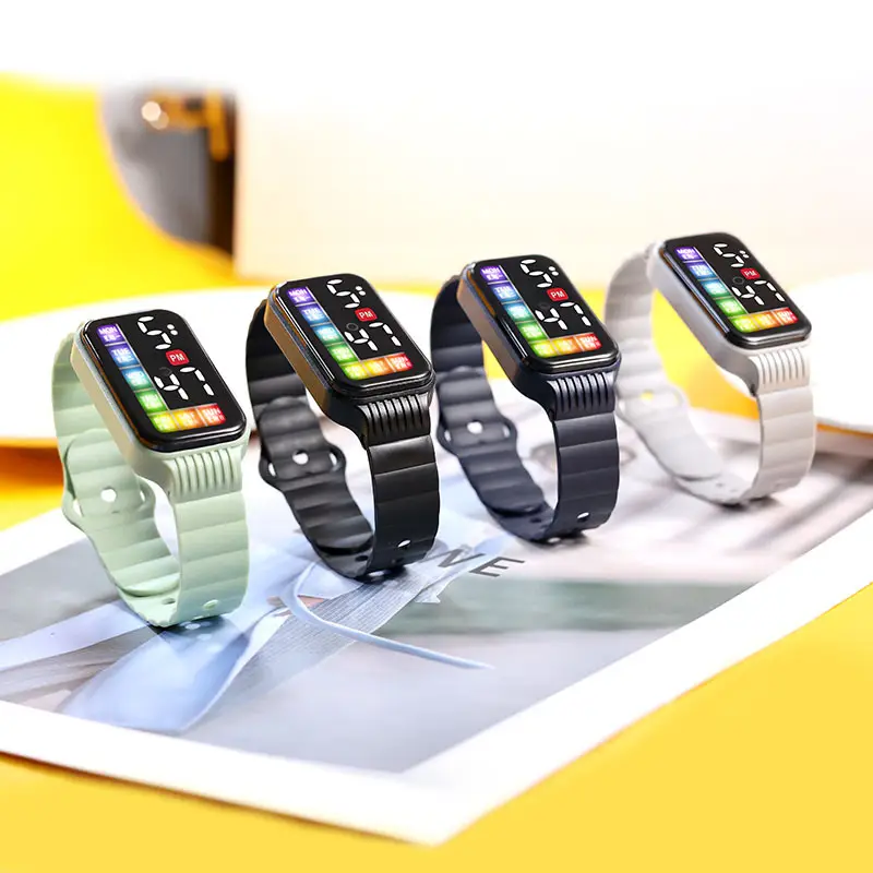 Green Digital Touch Screen Watch for Men Women