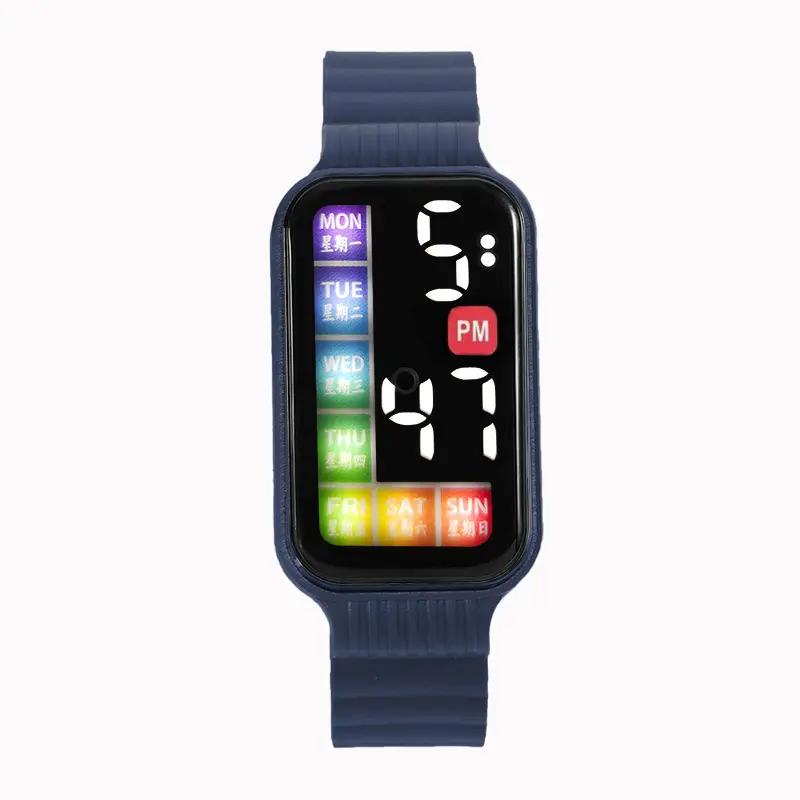 Green Digital Touch Screen Watch for Men Women