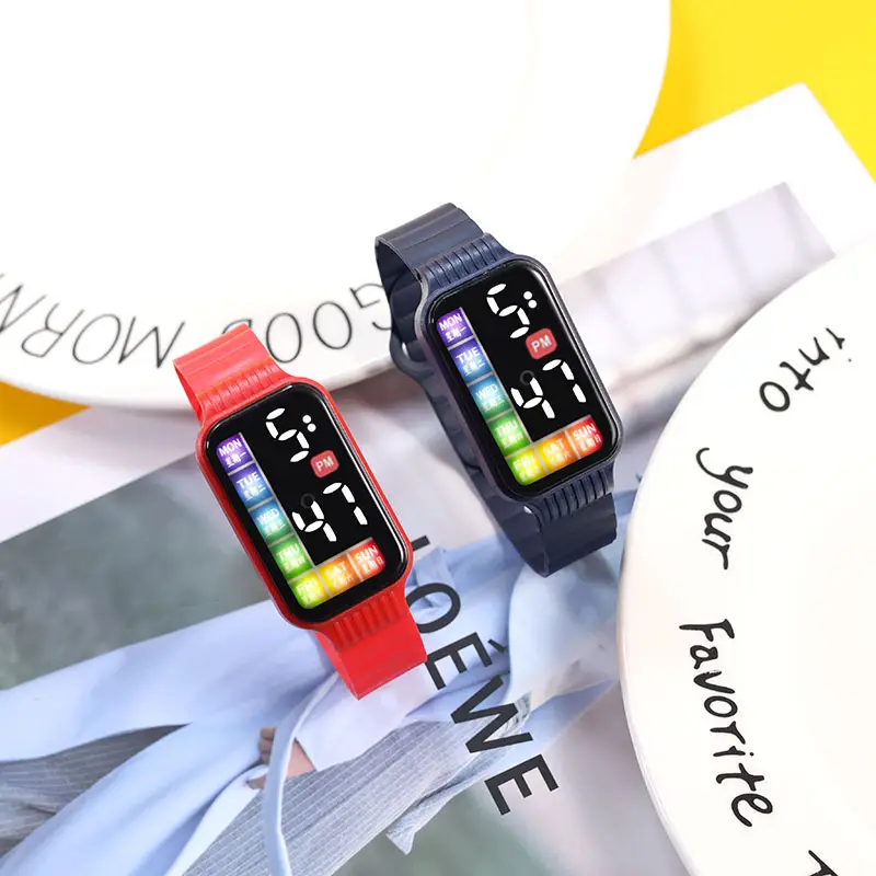 Green Digital Touch Screen Watch for Men Women — feature 3