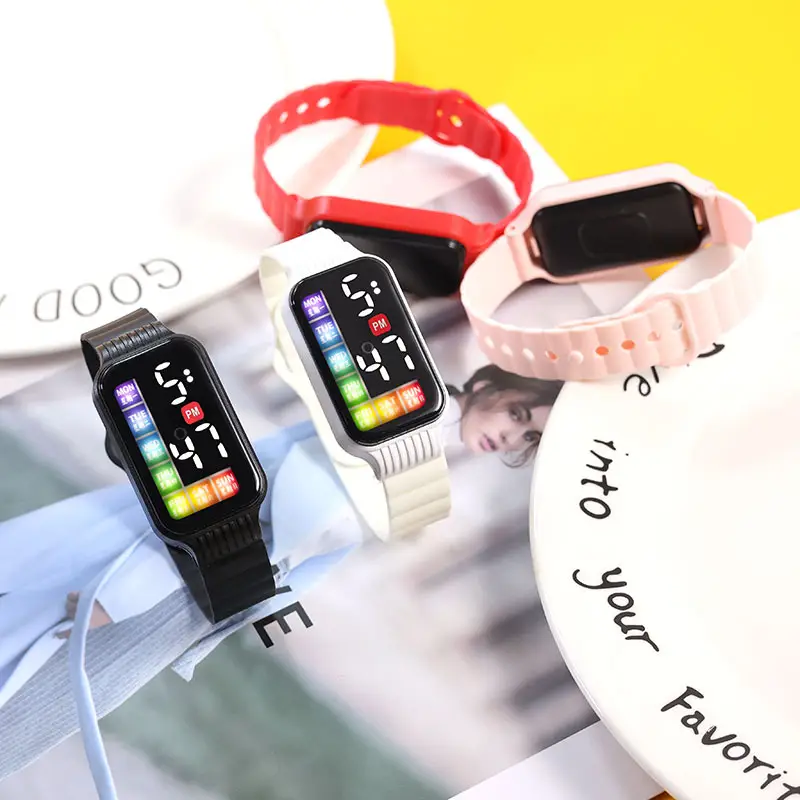 Green Digital Touch Screen Watch for Men Women — feature 4