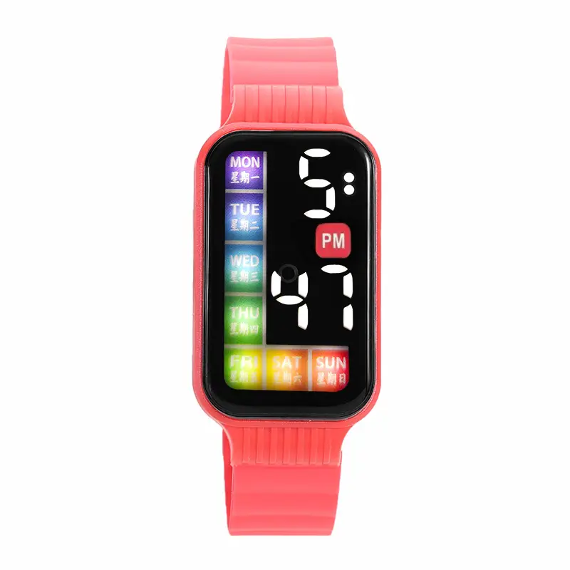Green Digital Touch Screen Watch for Men Women