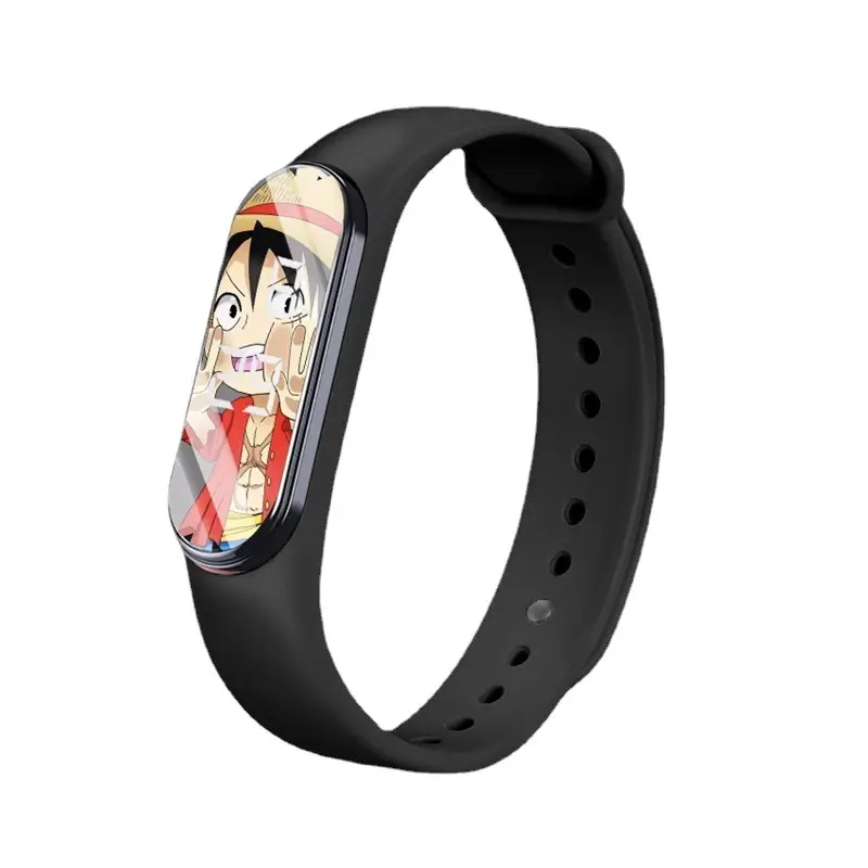 White Anime Cartoon Touchless Waterproof Smart Watch for Kids - Image 11