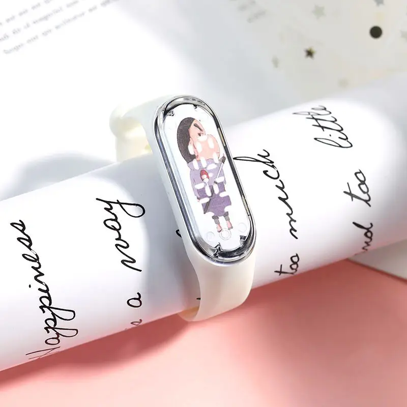 White Anime Cartoon Touchless Waterproof Smart Watch for Kids — feature 5