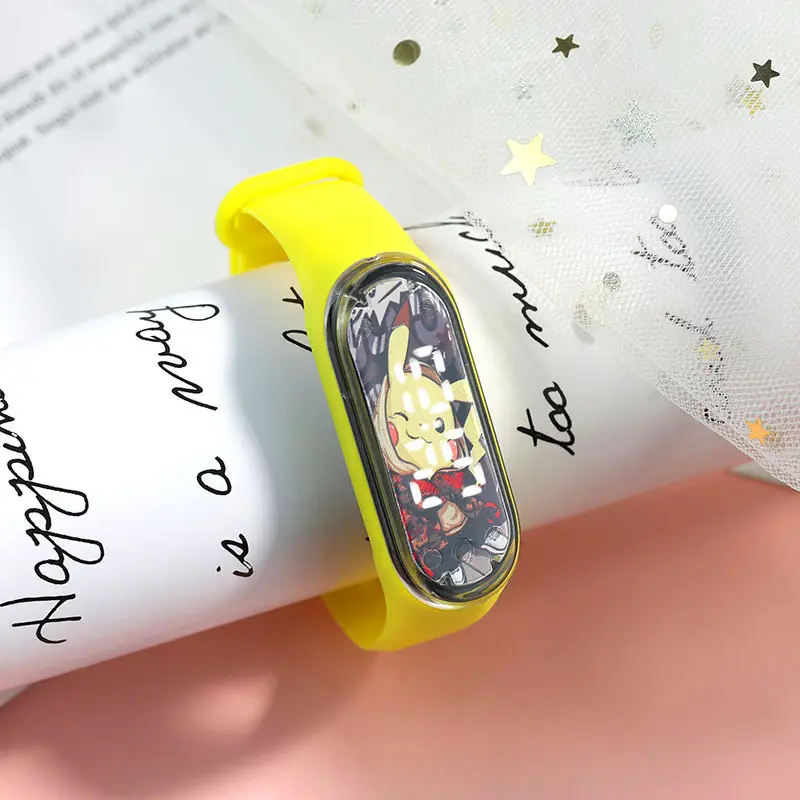 White Anime Cartoon Touchless Waterproof Smart Watch for Kids — feature 7