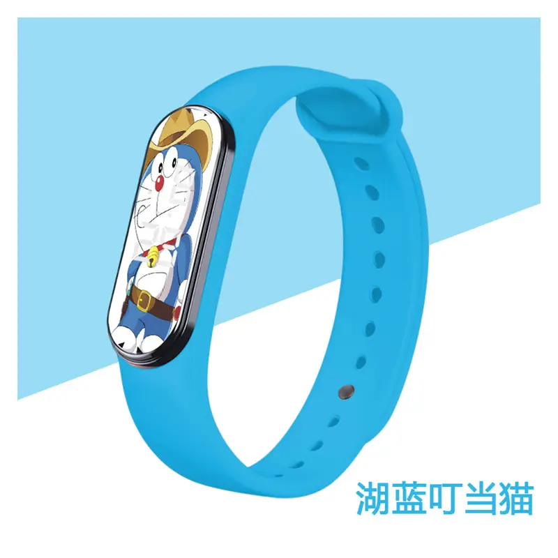 White Anime Cartoon Touchless Waterproof Smart Watch for Kids - Image 4
