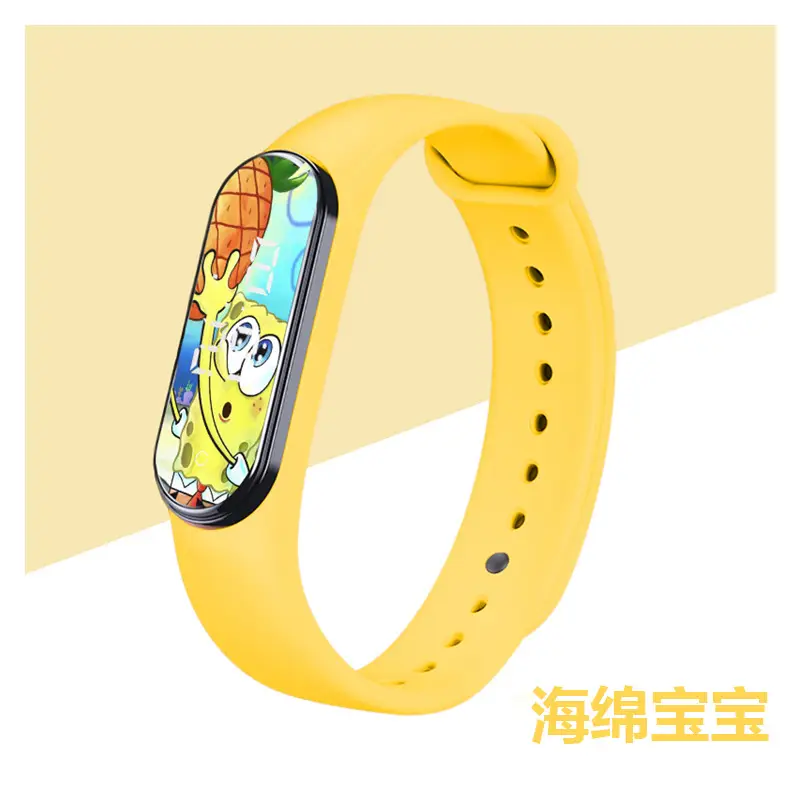 White Anime Cartoon Touchless Waterproof Smart Watch for Kids - Image 6