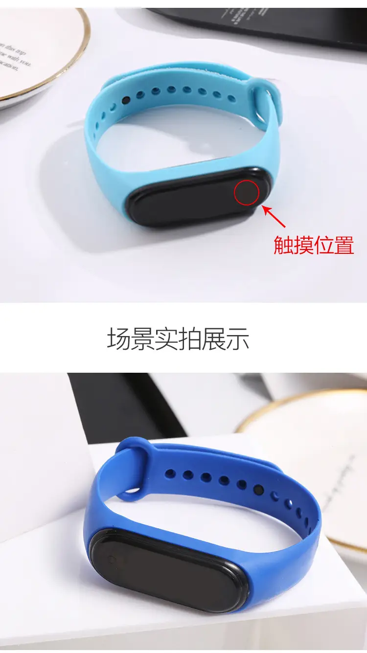 Pink Waterproof Wristwatch for Men Women Couple — feature 10