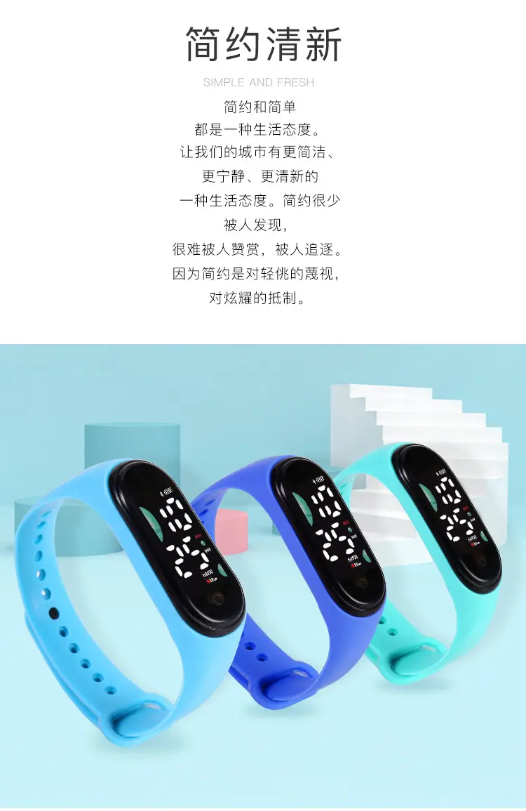 Pink Waterproof Wristwatch for Men Women Couple — feature 2