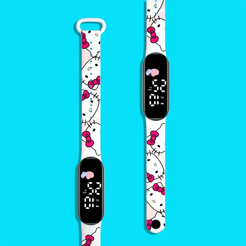 Anime Color-Printed LED Digital Watch for Students - Image 26