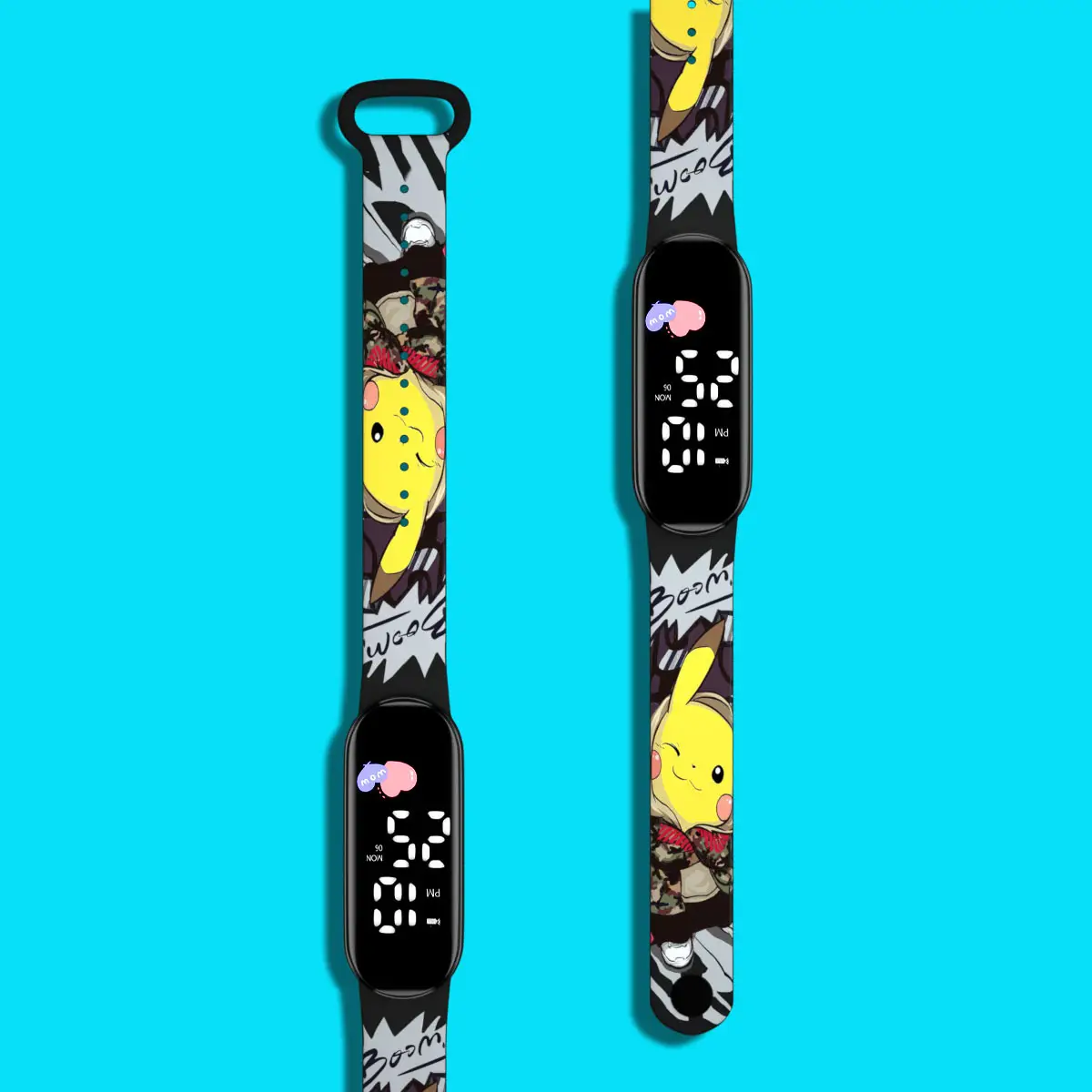 Anime Color-Printed LED Digital Watch for Students - Image 27