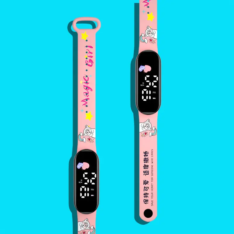 Anime Color-Printed LED Digital Watch for Students — feature 5