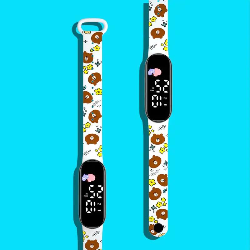 Anime Color-Printed LED Digital Watch for Students — feature 6