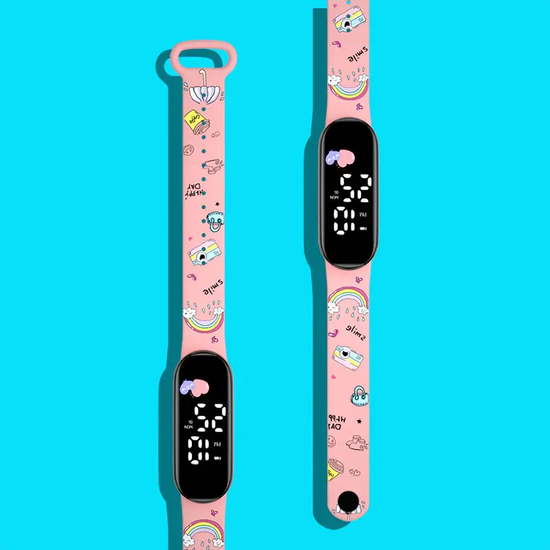Anime Color-Printed LED Digital Watch for Students - Image 10