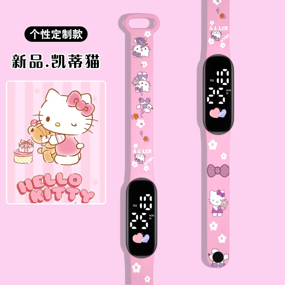 Anime Color-Printed LED Digital Watch for Students - Image 11