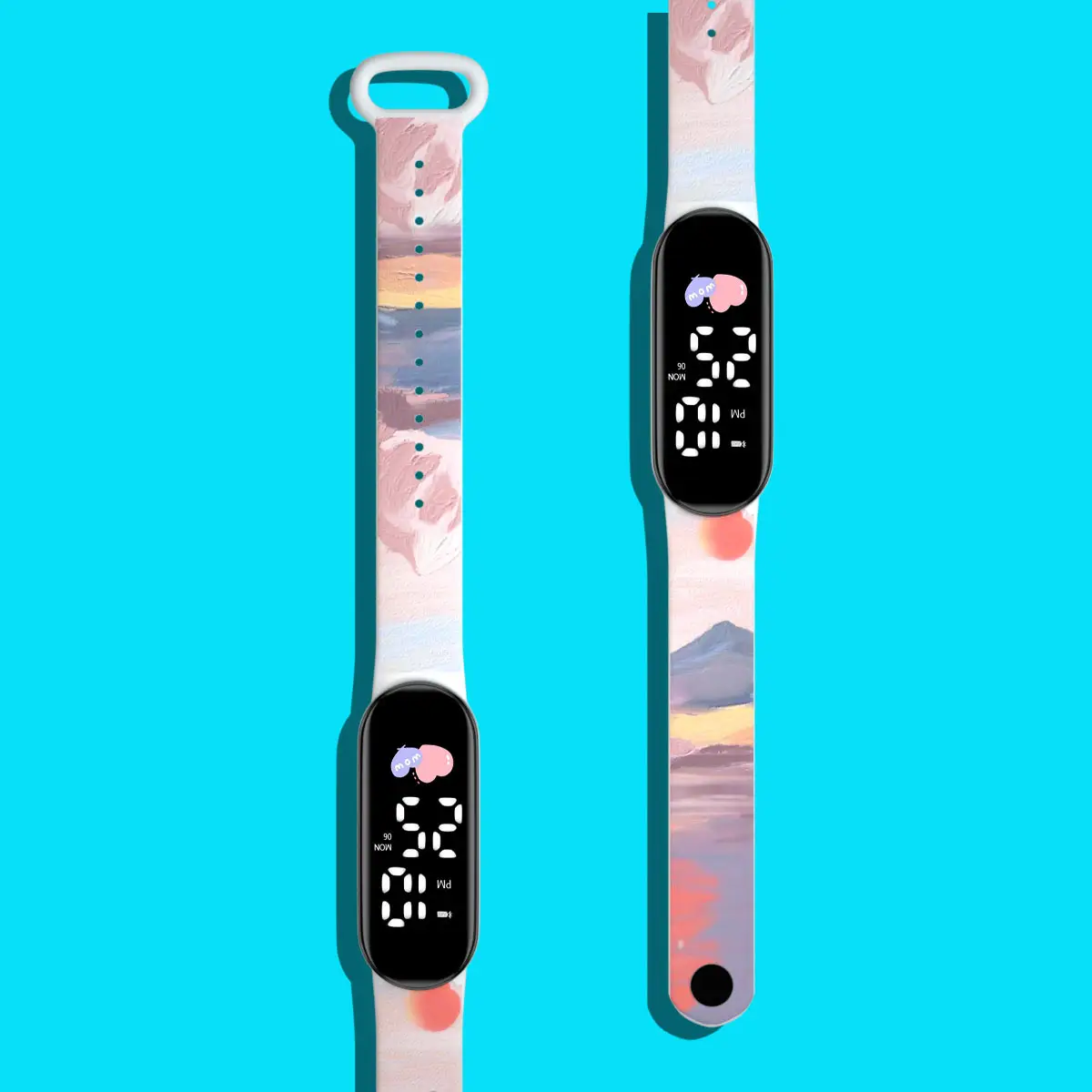 Anime Color-Printed LED Digital Watch for Students - Image 16