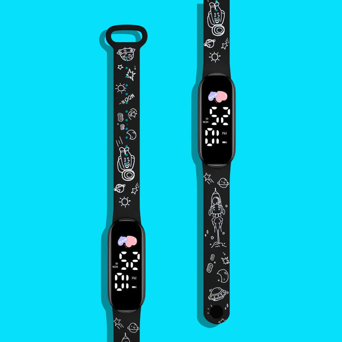 Anime Color-Printed LED Digital Watch for Students - Image 17