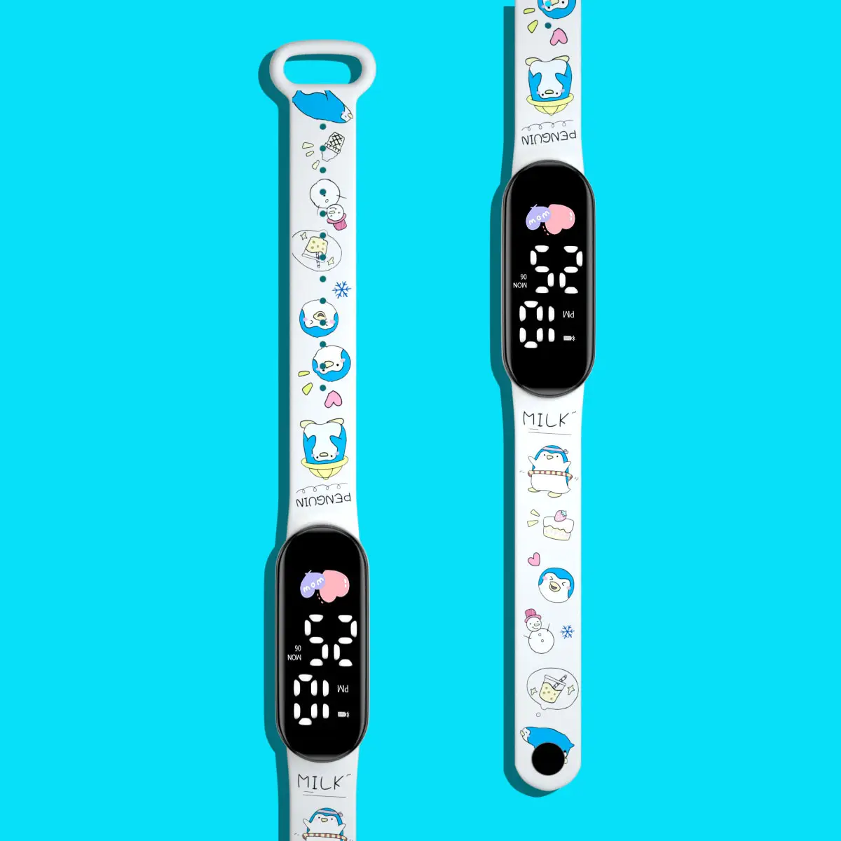 Anime Color-Printed LED Digital Watch for Students - Image 18