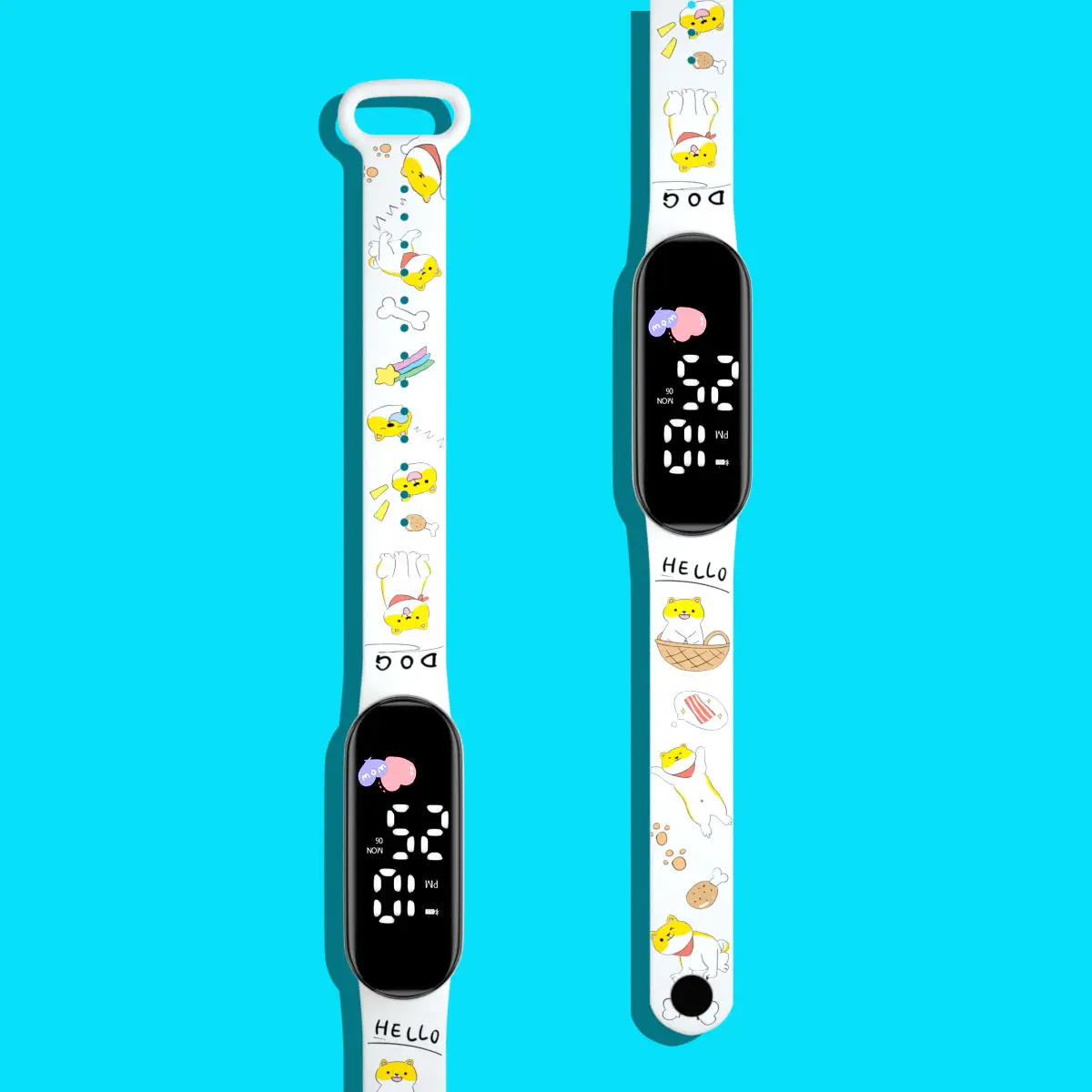 Anime Color-Printed LED Digital Watch for Students - Image 23