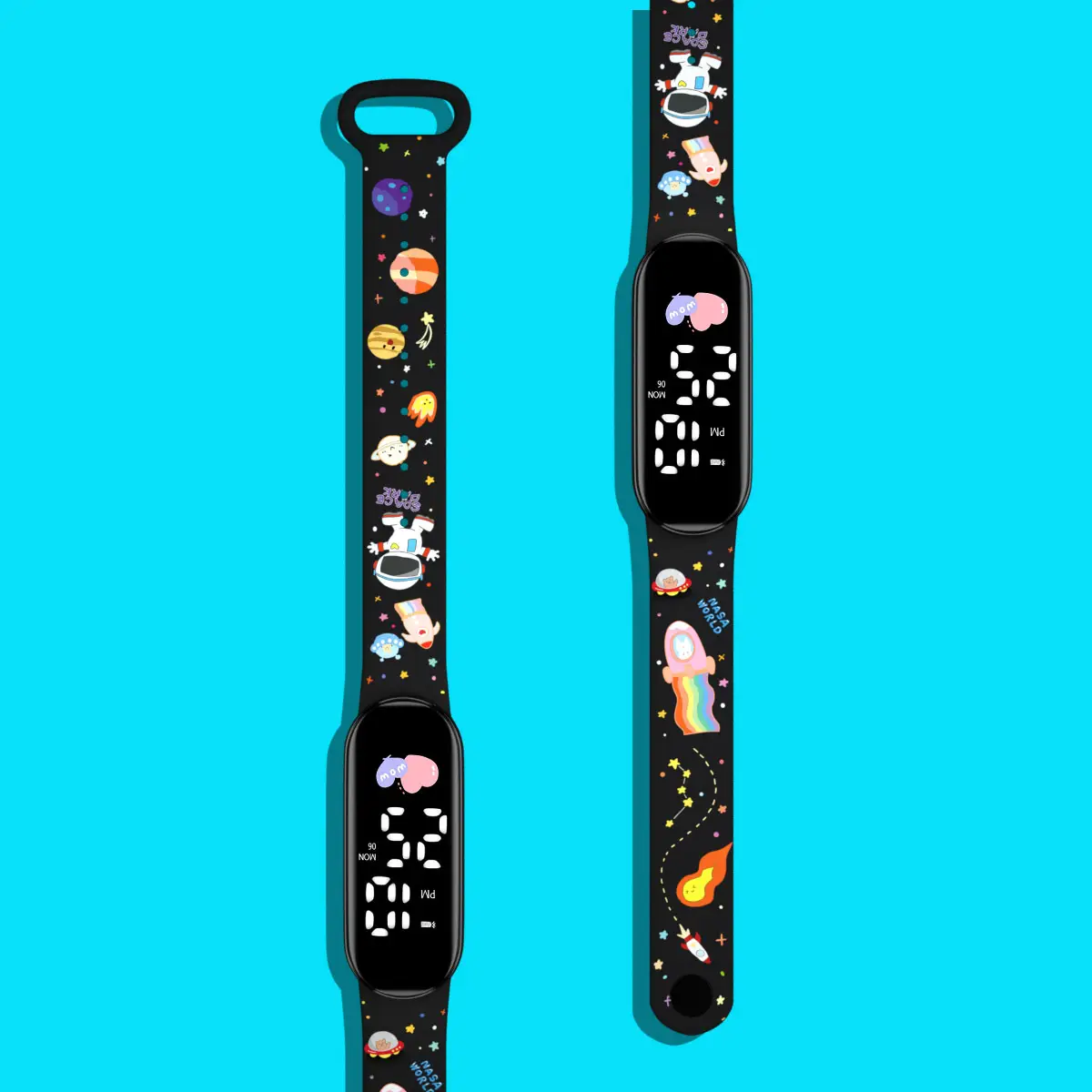Anime Color-Printed LED Digital Watch for Students - Image 9