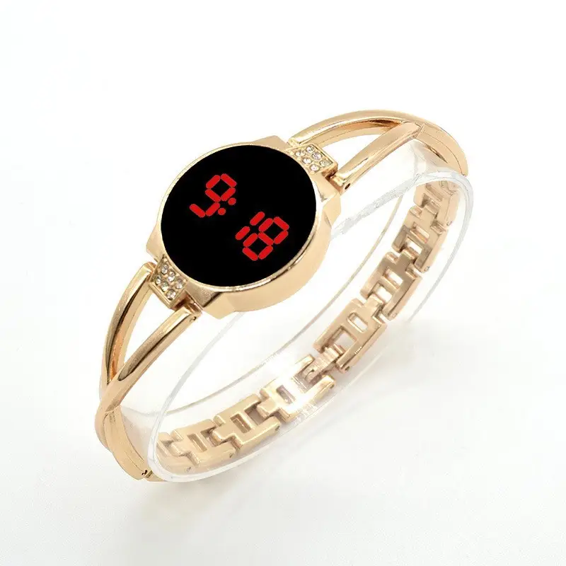 Women's Touch Digital Watch with Diamond Studs - Image 11