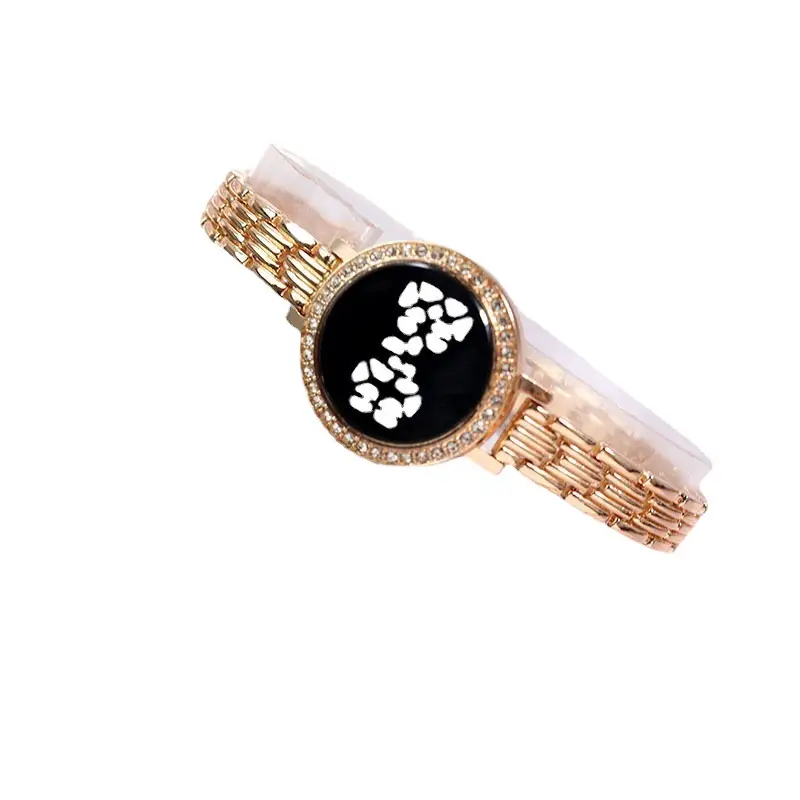 New Women's Black LED Digital Chain Watch - Image 7