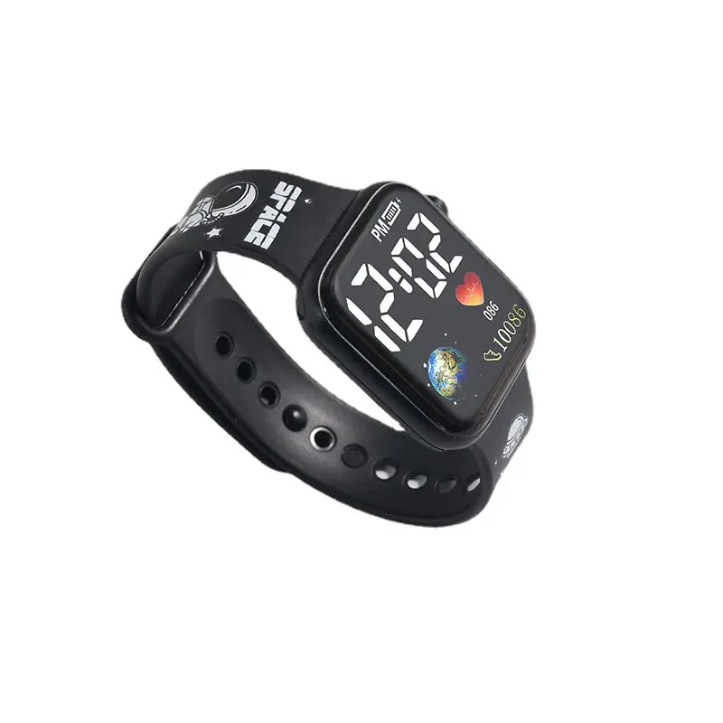 Cartoon Printed LED Watch for Boys Girls - Image 20
