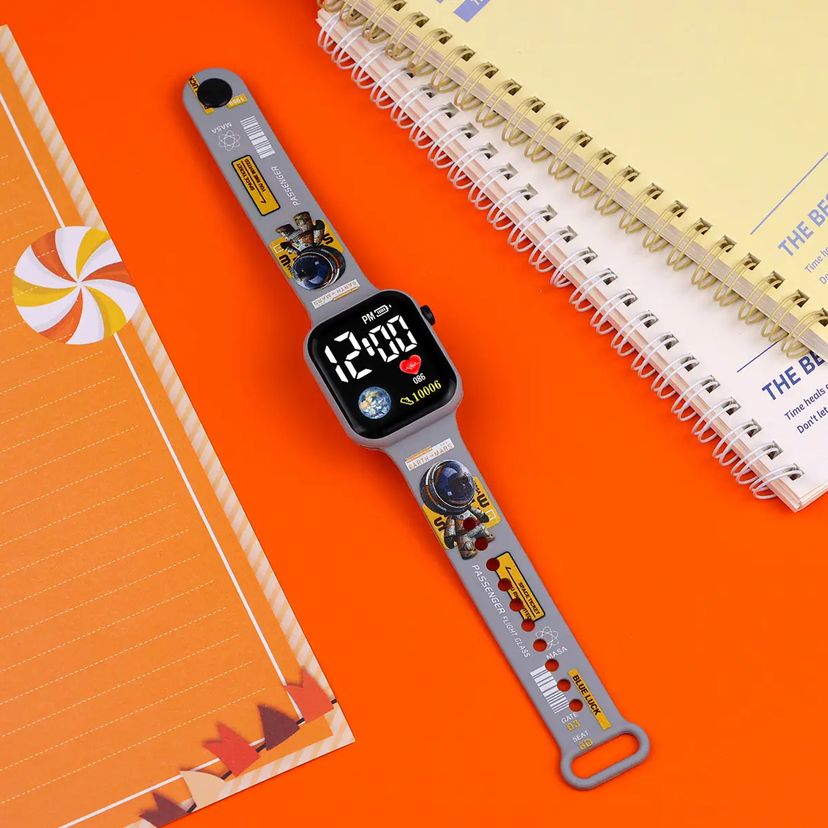 Cartoon Printed LED Watch for Boys Girls - Image 13