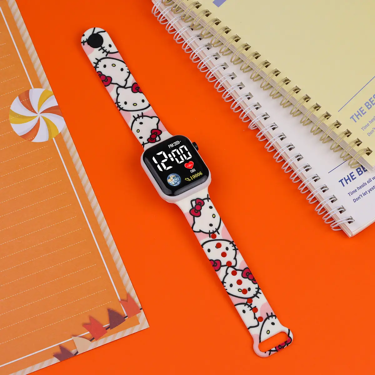 Cartoon Printed LED Watch for Boys Girls - Image 2