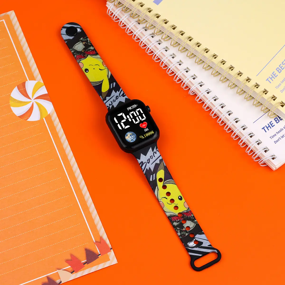 Cartoon Printed LED Watch for Boys Girls - Image 4