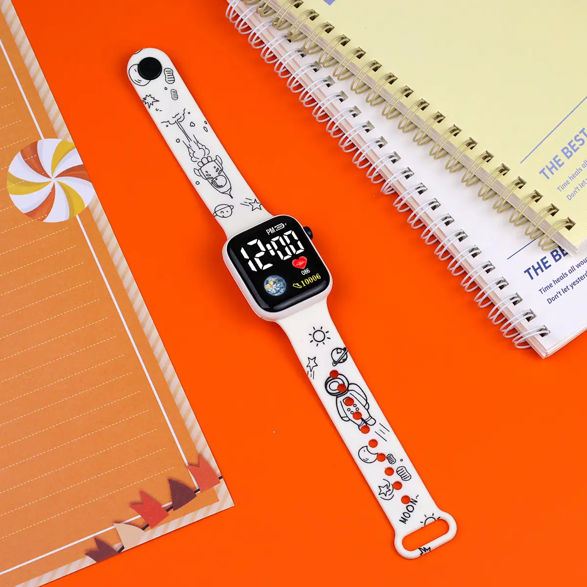 Cartoon Printed LED Watch for Boys Girls - Image 5