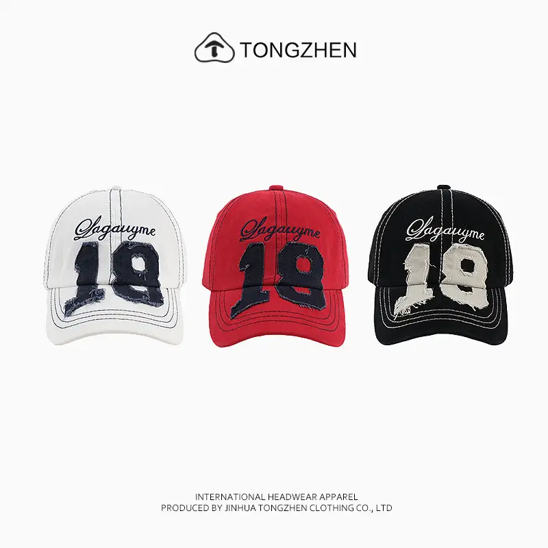 Women's White American Style Sun Hat with Letter Patches - Image 5