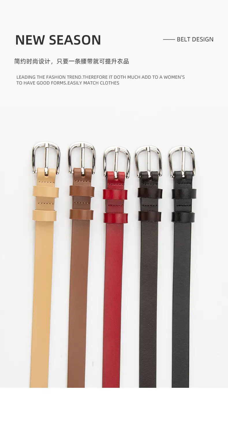 Women Genuine Leather Belt Bag with Headphone & Keychain — feature 4