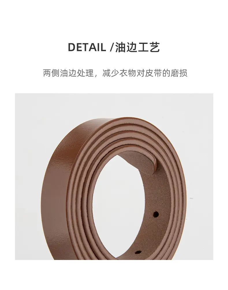 Women Genuine Leather Belt Bag with Headphone & Keychain — feature 7