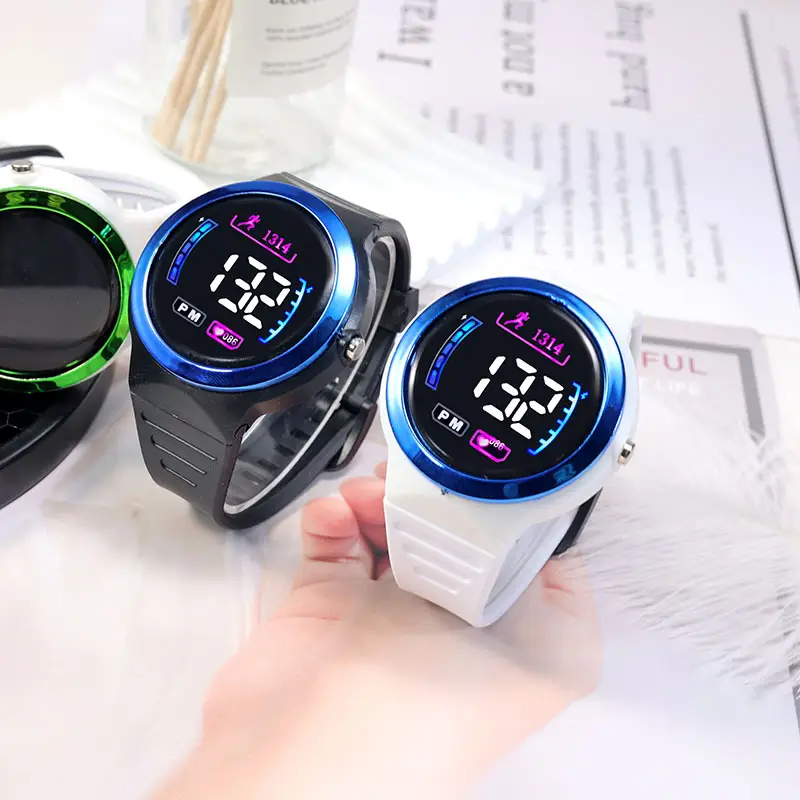 Digital Round Watch for Men Women Casual Sports Wear — feature 4