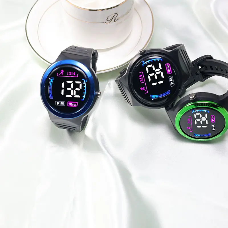 Digital Round Watch for Men Women Casual Sports Wear — feature 5