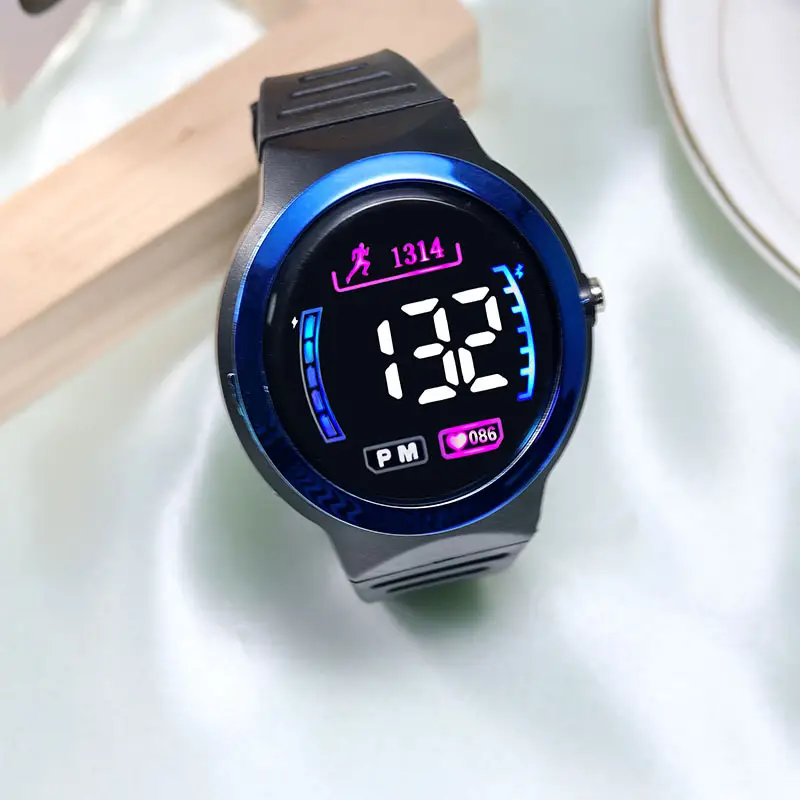 Digital Round Watch for Men Women Casual Sports Wear - Image 3