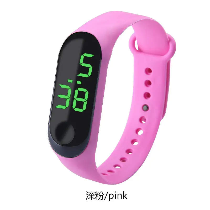Red Digital Touch Bracelet Watch for Kids - Image 10