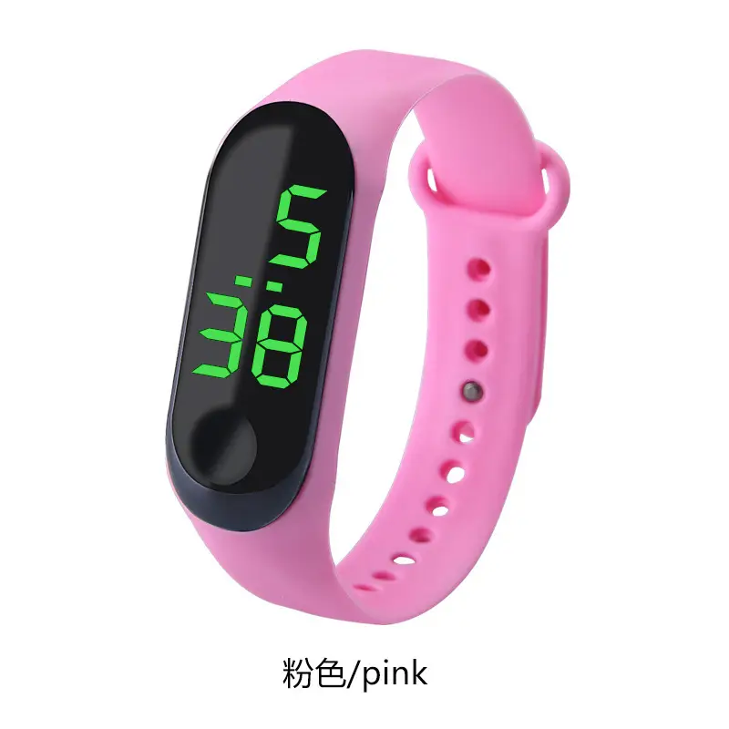 Red Digital Touch Bracelet Watch for Kids - Image 11