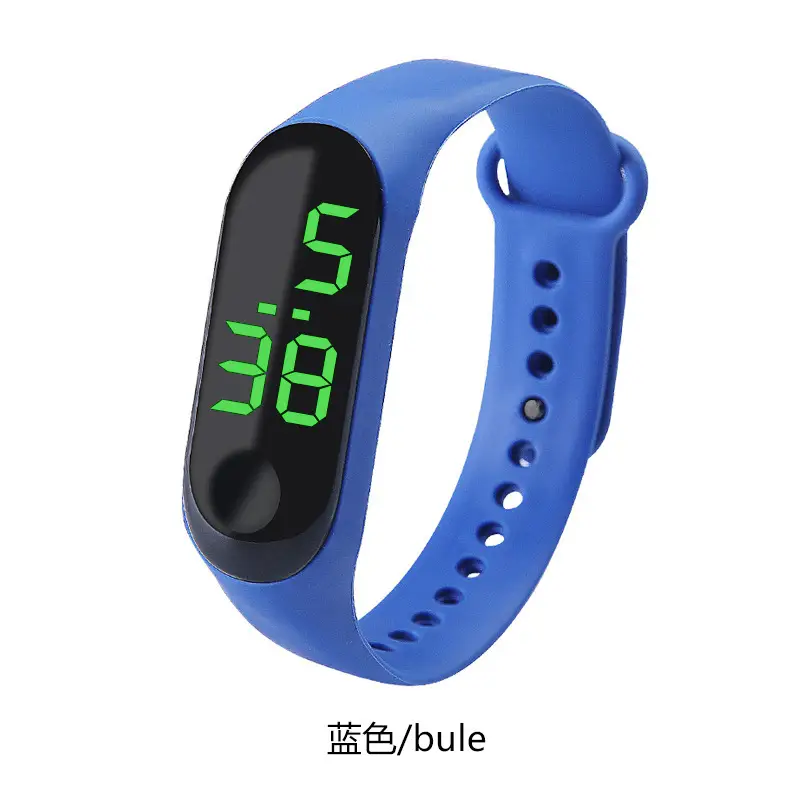 Red Digital Touch Bracelet Watch for Kids - Image 12