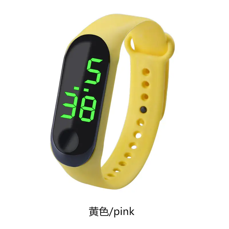 Red Digital Touch Bracelet Watch for Kids - Image 2