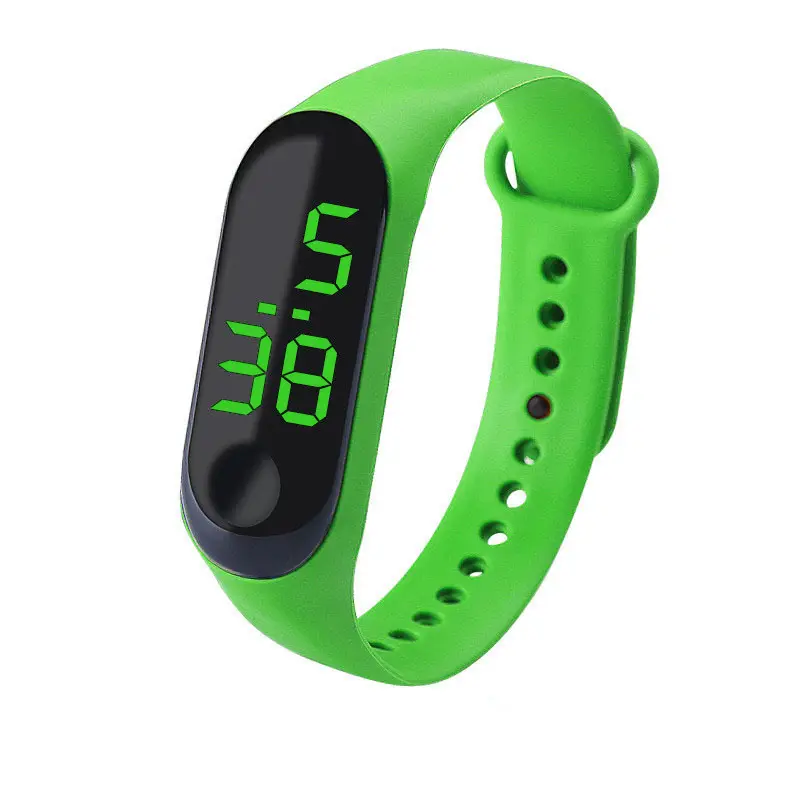 Red Digital Touch Bracelet Watch for Kids - Image 5